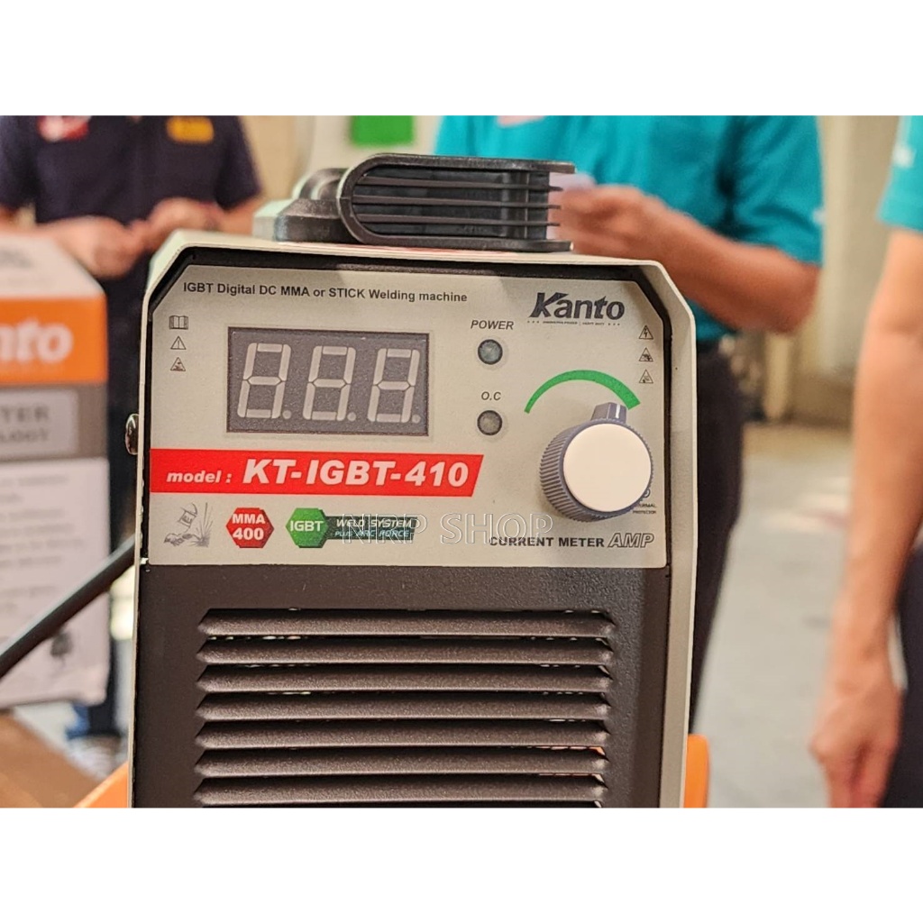KANTO ตู้เชื่อม Inverter 400 Amp อุปกรณ์ครบ พร้อมใช้งาน รุ่น KT-IGBT-410 / MMA-400 ( IGBT Inverter W