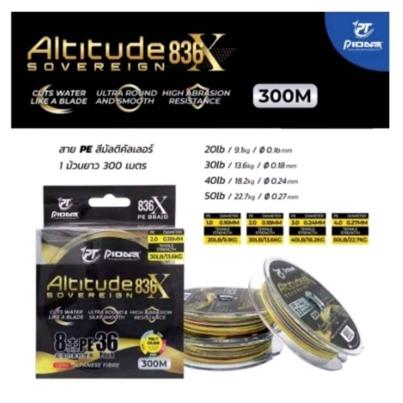 PE Pioneer Altitude PE เกรดพรีเมี่ยม เหนียวลื่น ทน