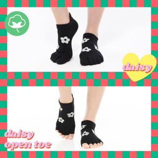Thumb Toe Daisy (Open Toe) ถุงเท้าพิลาทิส นำเข้าจากเกาหลี