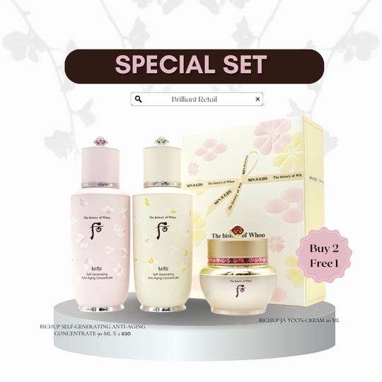 THE HISTORY OF WHOO BICHUP SELF-GENERATING ANTI-AGING CONCENTRATE ชุดเซ็ตดูแลผิวหน้า ลดเลือนริ้วรอย