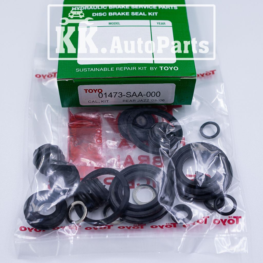 TOYO  JAZZ / CITY ยางดิสเบรค-ชุดซ่อมคาลิปเปอร์เบรค Brake Caliper Repair Kit HONDA JAZZ / HONDA CITY ราคา ถูกที่สุด ดีลบีเคเค แกลเลอรีภาพที่ 7