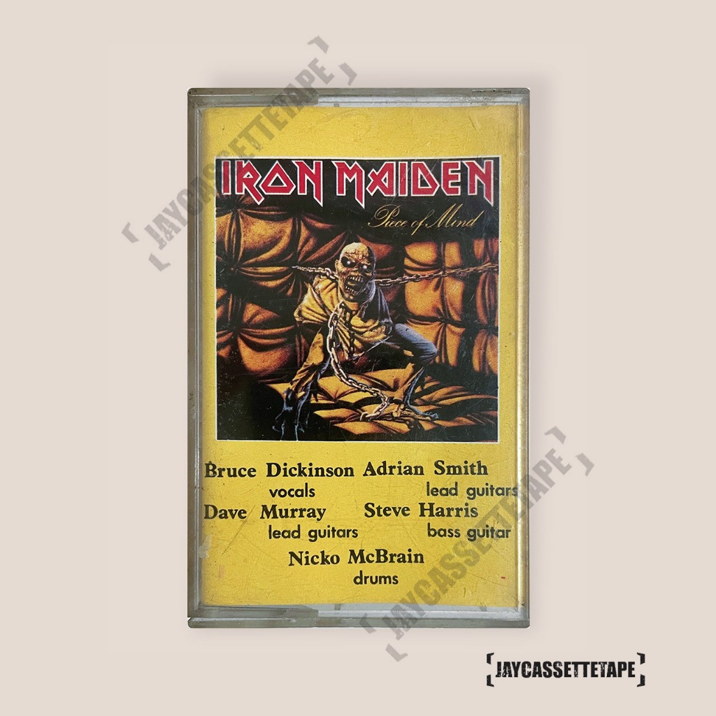 Iron Maiden - Piece Of Mind เทปคาสเซ็ท Cassette Tape เทปเพลงสากล