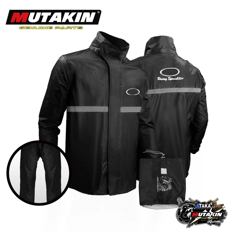 MUTAKIN R3 เสื้อกันฝนผู้ใหญ่ ไซส์ S-6XL รุ่นหมวกติดเสื้อ thumbnail 3