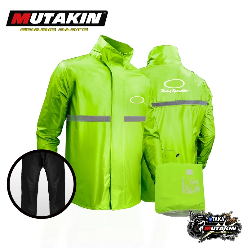 MUTAKIN R3 เสื้อกันฝนผู้ใหญ่ ไซส์ S-6XL รุ่นหมวกติดเสื้อ thumbnail 5