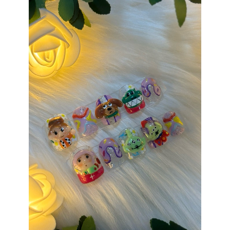 เล็บปลอมpvc toys story รหัส70 (อ่านรายละเอียดก่อนน้า)💖