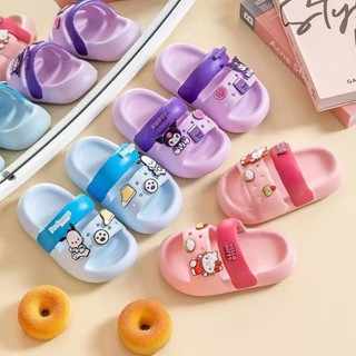 รองเท้าแตะเด็กแบบสวม sanrioลายการ์ตูน ยางEVA น่ารัก ๆ พื้นนิ…