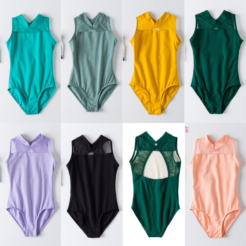 ชุดบัลเล่ต์ผู้ใหญ่ เรียวทาด คอจีน reotard ส่งไวจากไทย มีหลายสี D7