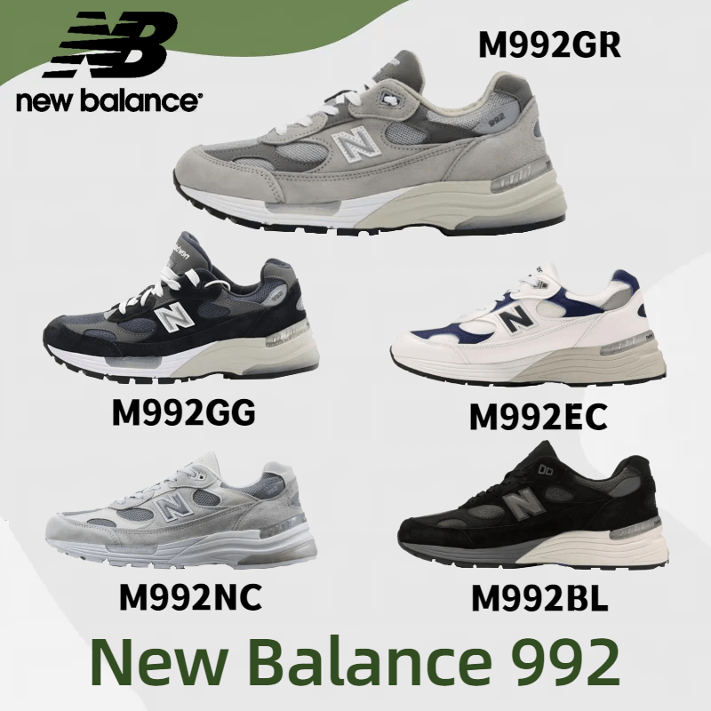 Sneakers New Balance 992 M992GR M992GG M992EC M992NC M992BL ของแท้100%