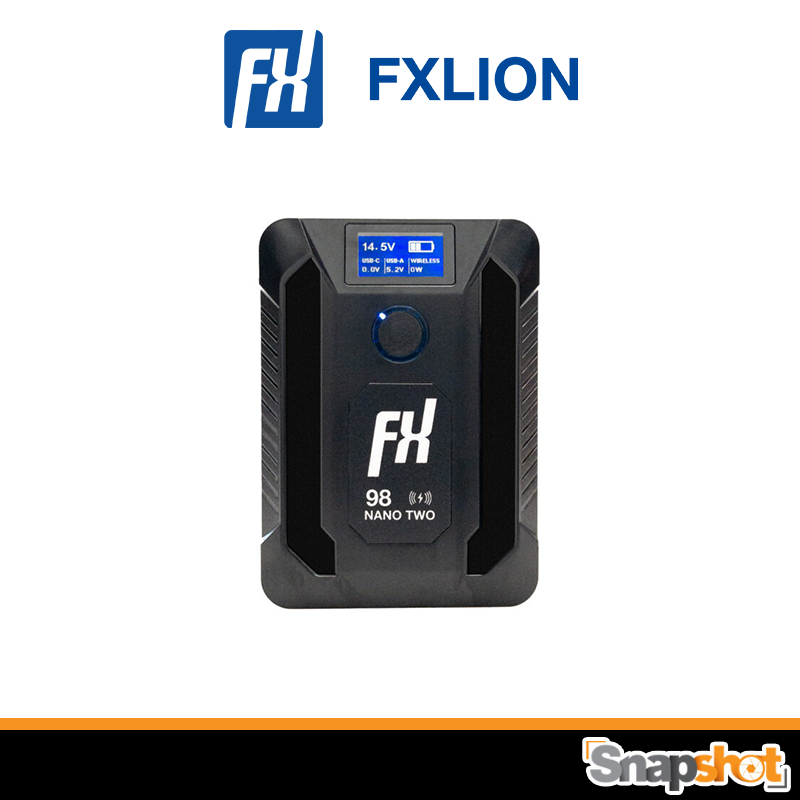 FXLION NANO TWO WIRELESS 98Wh 14.8V V-Mount Battery ประกันศูนย์ 1 ปี V Mount Battery FX LION (NANOTW