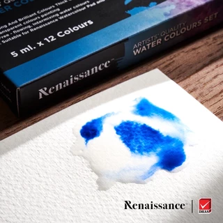 Renaissance ชุด เซ็ต สีน้ำ 12 สี / 24 สี Water colour สีน้ำ เรเนซองส์ ขนาด 5 ml / 12 ml เรนาซองซ์