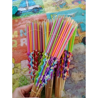 ไม้เสียบกฐินแบบตกแต่ง (ใส่หลอดพันท้ายแต่ไม่มีหัว)สามารถนำไปตกแต่งใส่หัวได้เอง 🙂🙂1มัดมี50ก้าน สินค้าพร้อมส่ง