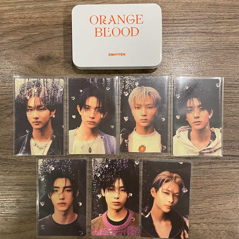 [ENHYPEN] การ์ด Tin Case - Orange Blood