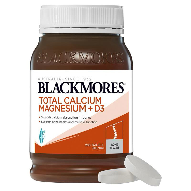 Blackmores Total Calcium Magnesium + D3 Bone Health Vitamin 200เม็ด(พรีออเดอร์)