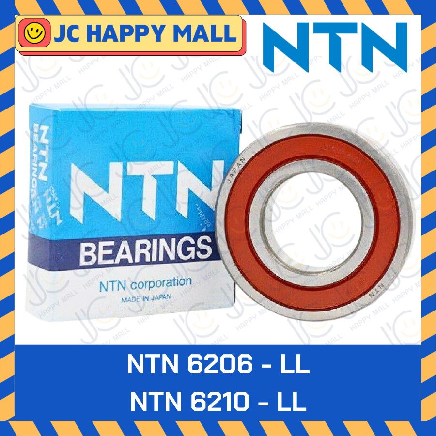 NTN 6206 LL NTN 6207 LL NTN 6208 LL NTN 6209 LL NTN 6210 LL ตลับลูกปืน ฝายาง 2 ข้าง ของแท้ 100%