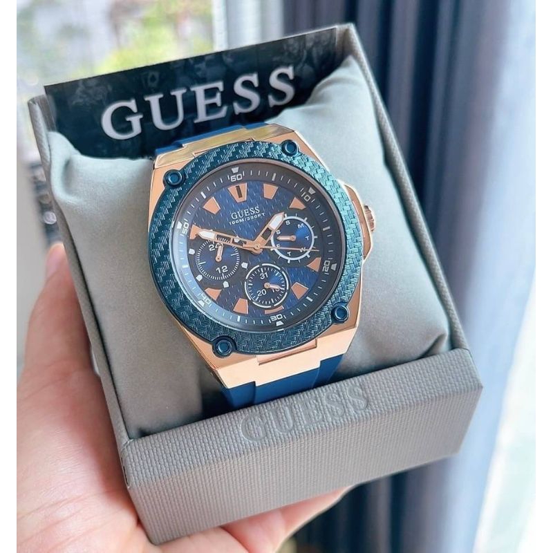 🌻🌻นาฬิกา Guess W1049G2 LEGASY BLUE