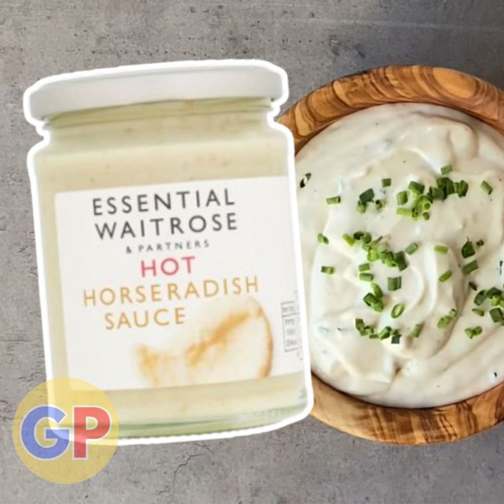 Waitrose Essential Hot Horseradish Sauce 285g. ซอส ฮอร์ราดิช ฮอท เวทโทรส 285 กรัม