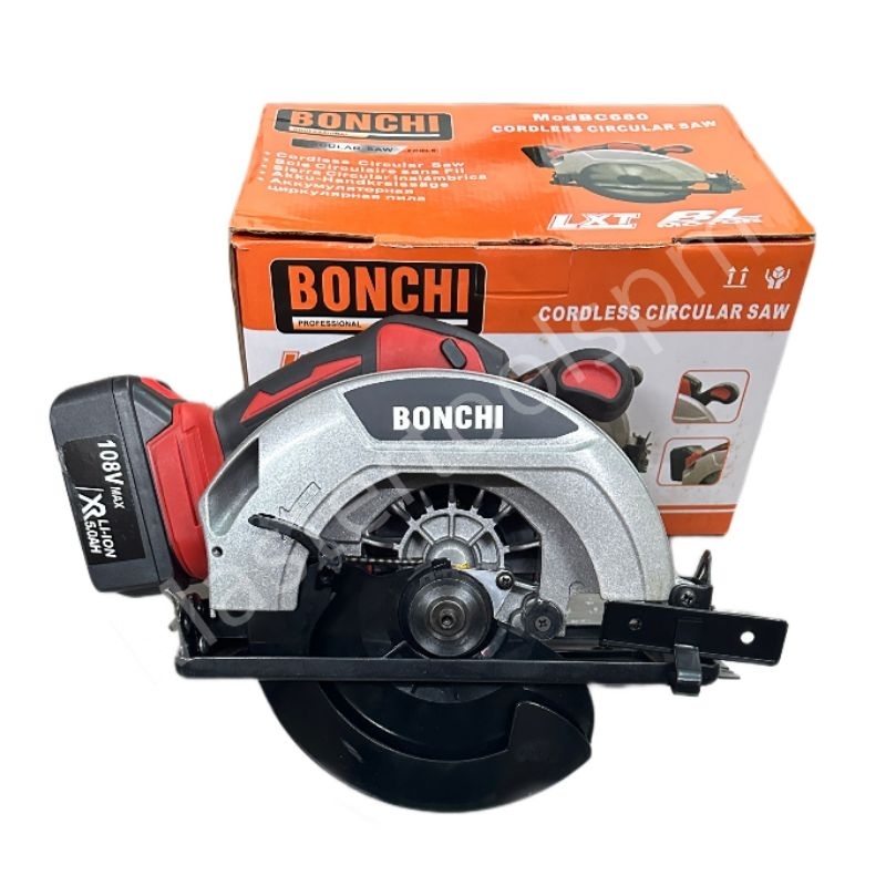 BONCHI เลื่อยวงเดือนไร้สาย เลื่อยวงเดือนแบต 108V ขนาด 7 นิ้ว รุ่น BC680