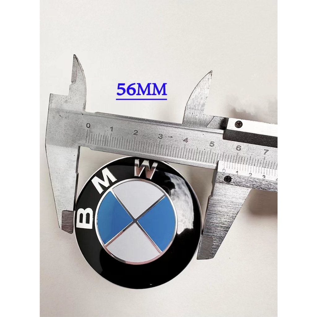 ฝาครอบดุมล้อBMW 56mmฟาล้อแม็ก 4Pcs BMW 1Series 3Series Series5E46 E39E90 E60 E30 E34 F30 F10 F20 X1 X3 X5 X7Car Hubcaps