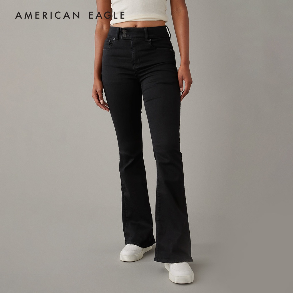 American Eagle Next Level Super High-Waisted Flare Jean กางเกง ยีนส์ ผู้หญิง แฟลร์ เอวสูง (WFB 043-4854-022)