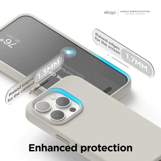 elago iPhone 15, 15 Pro, 15 Pro Max MagSafe Silicone Case เคสที่มาพร้อม MagSafe built in