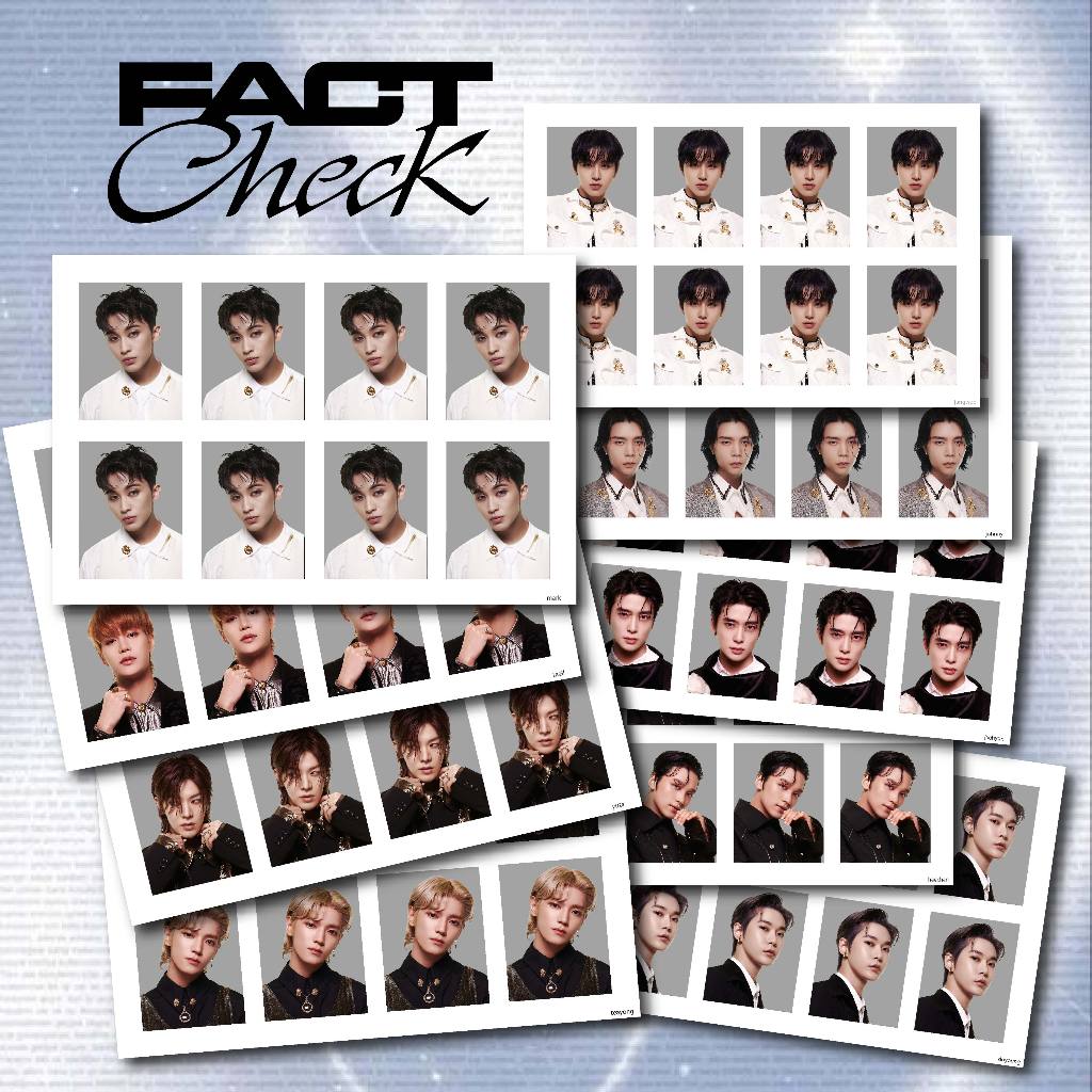 พร้อมส่ง id photo รูปติดบัตรสมาชิก nct127 fact check