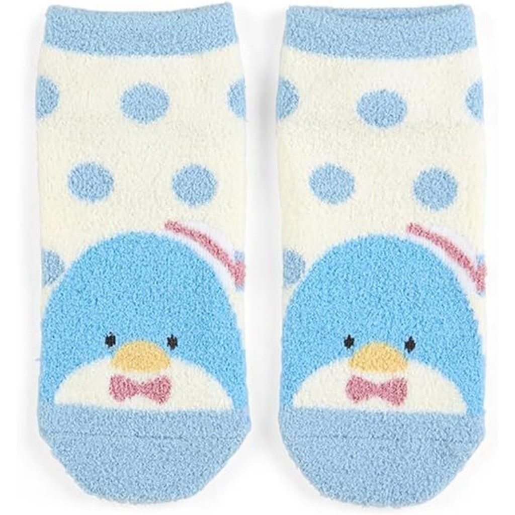 Sanrio MokoMoko Fluffy Socks Tuxedo Sam (23~25cm) ถุงเท้าหนานุ่ม tx