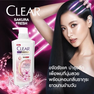 Clear เคลียร์ แชมพู หัวปั้ม แชมพูขจัดรังแค 360-435มล