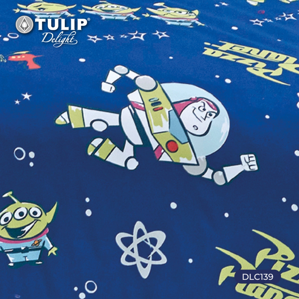 TULIP Delight ทอยสตอรี่ DLC139 ลิขสิทธิ์แท้ Toy Story ชุดผ้าปูที่นอน ผ้าห่ม ผ้านวม พิมพ์ลายการ์ตูน