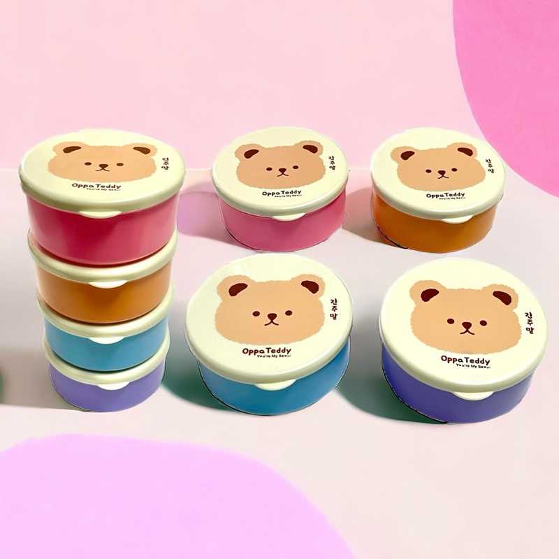 กล่องพลาสติกใส่ของ หน้าหมี พร้อมส่ง