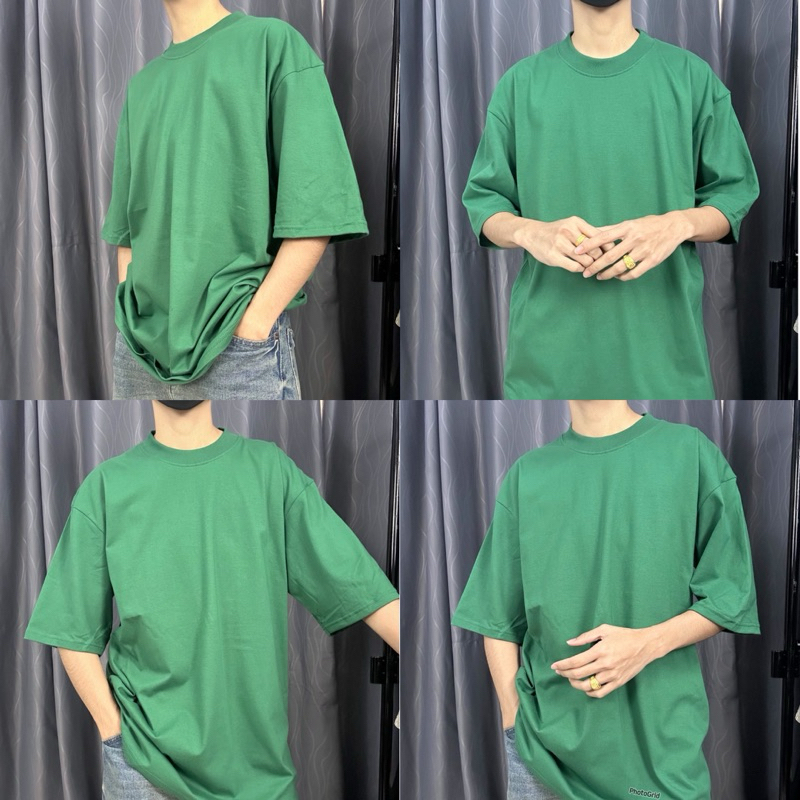 เสื้อยืด Oversize cotton100 สีพื้น