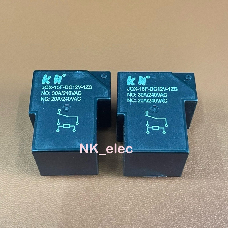 JQX-15F รีเรย์ 12VDC 5 ขา ราคาต่อ 1 ชิ้น มีสินค้า พร้อมส่งในไทย