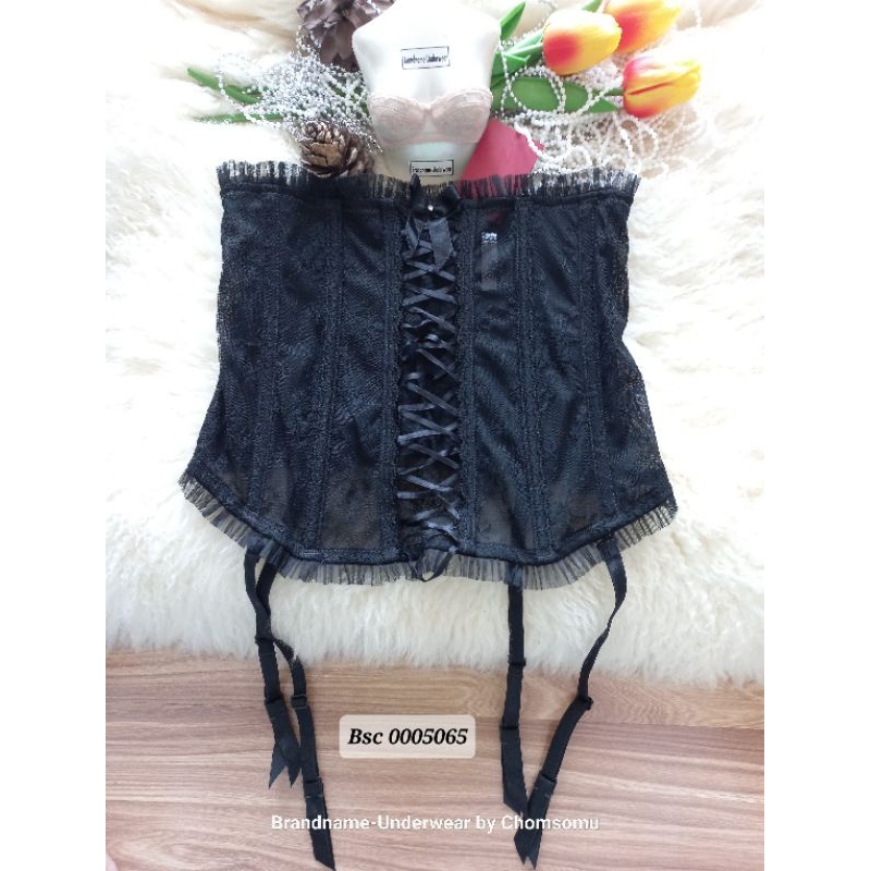Bsc ไม่มีสายเกี่ยวถุงน่อง Size XS-M ชุดชั้นในแบรนด์เนม/Corset garter belt 05518