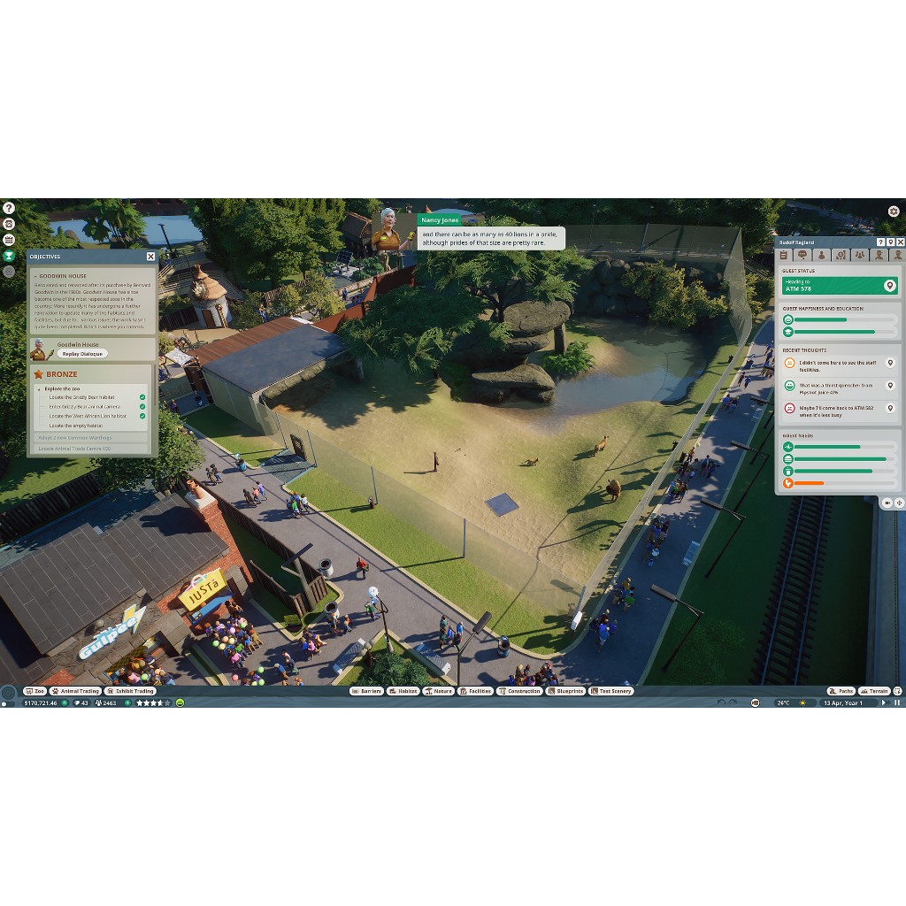 (GAME) เกม Planet Zoo + DLC นำไปเสียบคอมเล่นผ่าน Flash Drive ได้ทันที ไม่ต้องติดตั้ง ราคา ถูกที่สุด ดีลบีเคเค แกลเลอรีภาพที่ 7