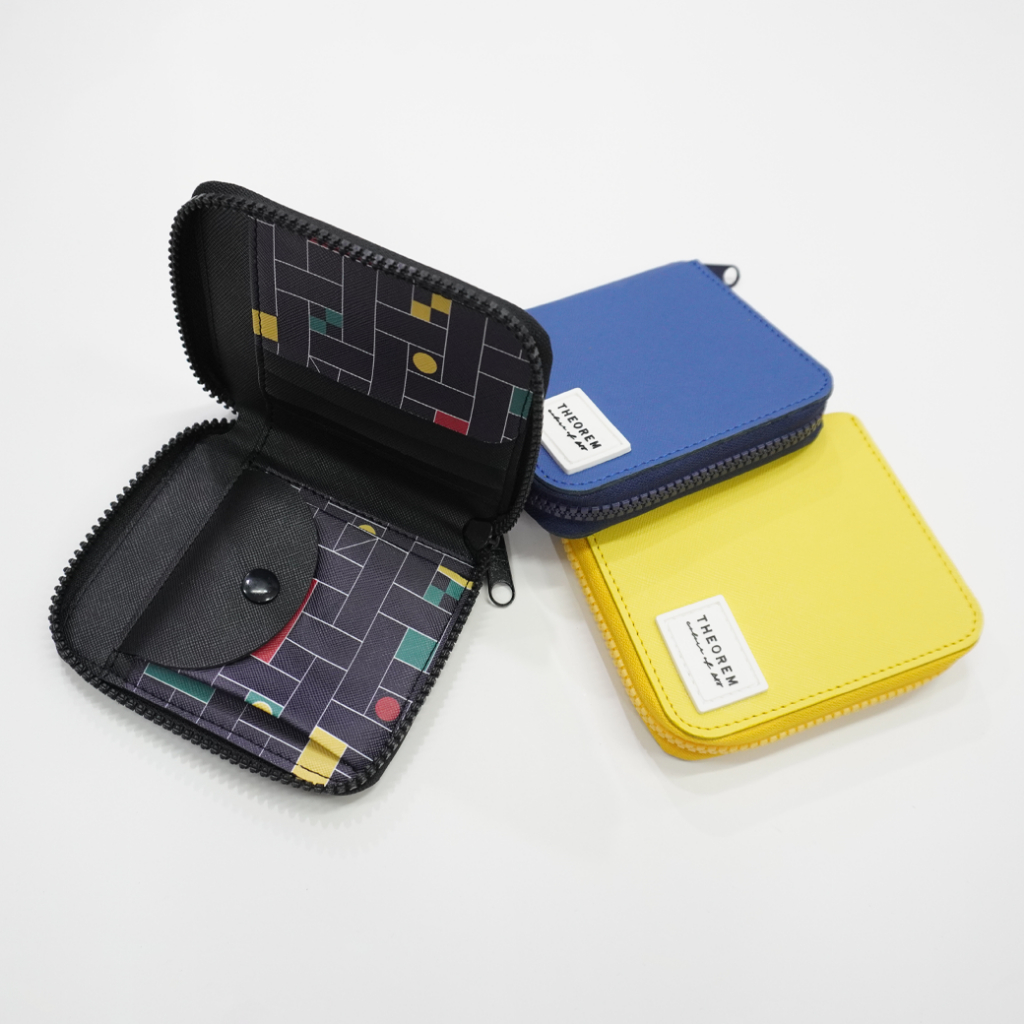 THEOREM Short Wallet COB - กระเป๋าสตางค์ collection Thai tone แบบสั้น มี 3 สีให้เลือก น้ำเงิน เหลือง ดำ