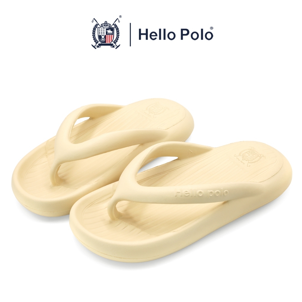 Hello Polo รองเท้าแตะ รองเท้าแตะลำลอง แบบหนีบ สำหรับผู้ชายและผู้หญิง รุ่น HP8022 Size 36 - 41
