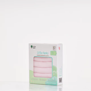 Little Eden - ผ้าอ้อมเช็ดหน้าใยไผ่ 100% (สีพื้น)11X11 นิ้ว