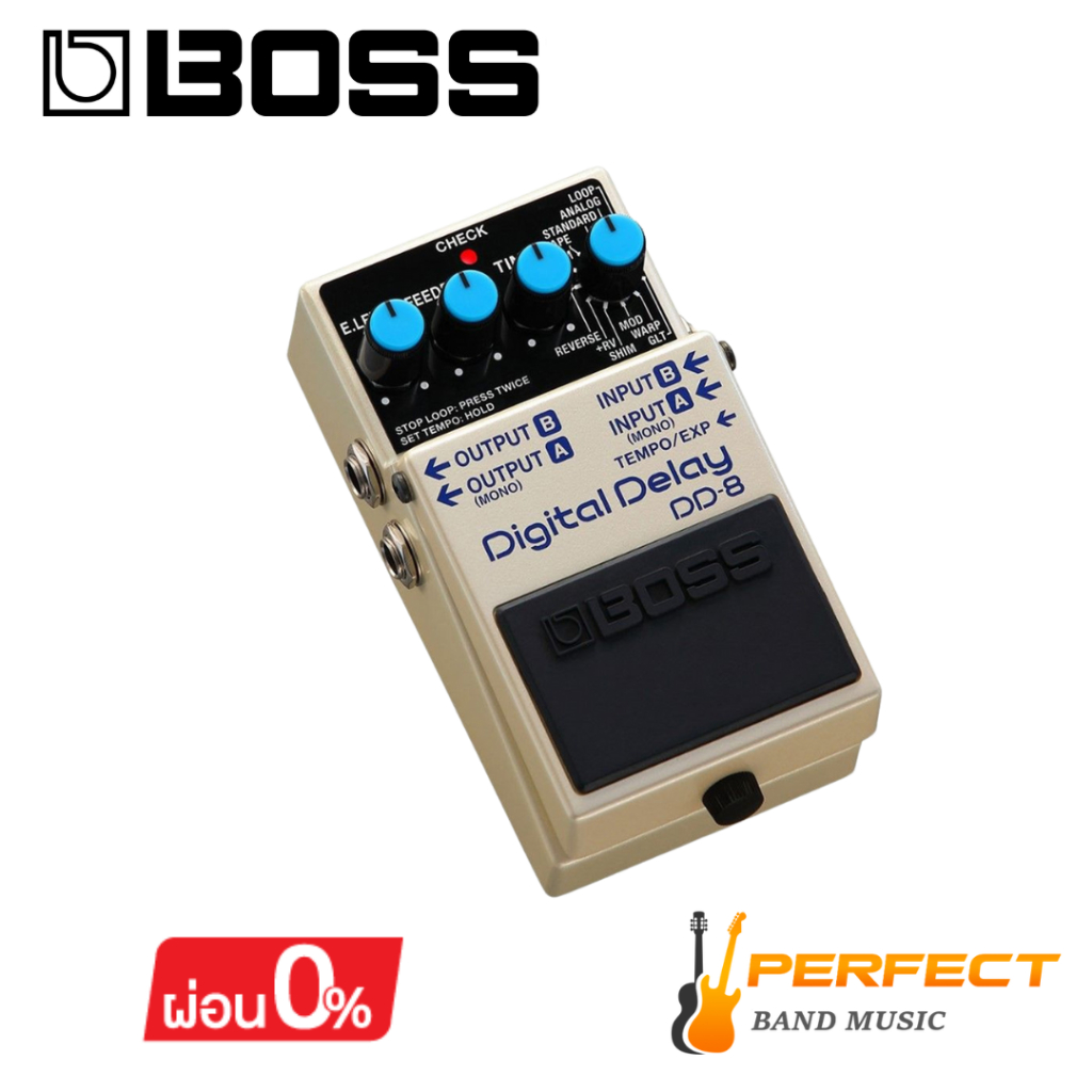 BOSS DD-8 DIGITAL DELAY เอฟเฟ็กต์กีตาร์ BOSS