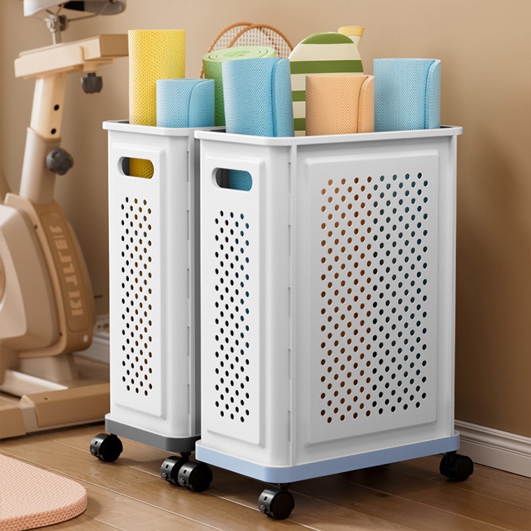 Sysie House กล่องเก็บของ กระบะเก็บของอเนกประสงค์ ตุ๊กตา ร่ม เสื่อโยคะ พร้อมล้อเลื่อน มินิมอล ประหยัดพื้นที่ (W2308)) - รูปที่ 5