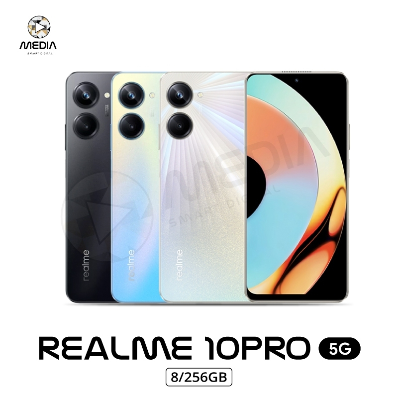 Realme 10Pro 5G (8+256GB) รองรับ 5G หน้าจอขนาด 6.7 นิ้ว แบตเตอรี่ 5,000 mAh ll ประกันศูนย์ไทย 1 ปี