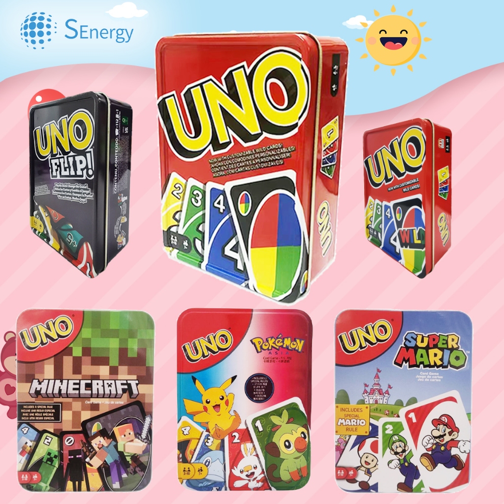 การ์ดเกม UNO WILD UNO FLIP DOS ภาษาอังกฤษ การ์ดเกม UNO UNO FLIP DOS