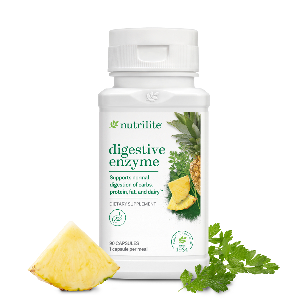 Nutrilite™ Digestive Enzyme 90tab นิวทริไลท์ เอนไซม์ย่อยอาหาร