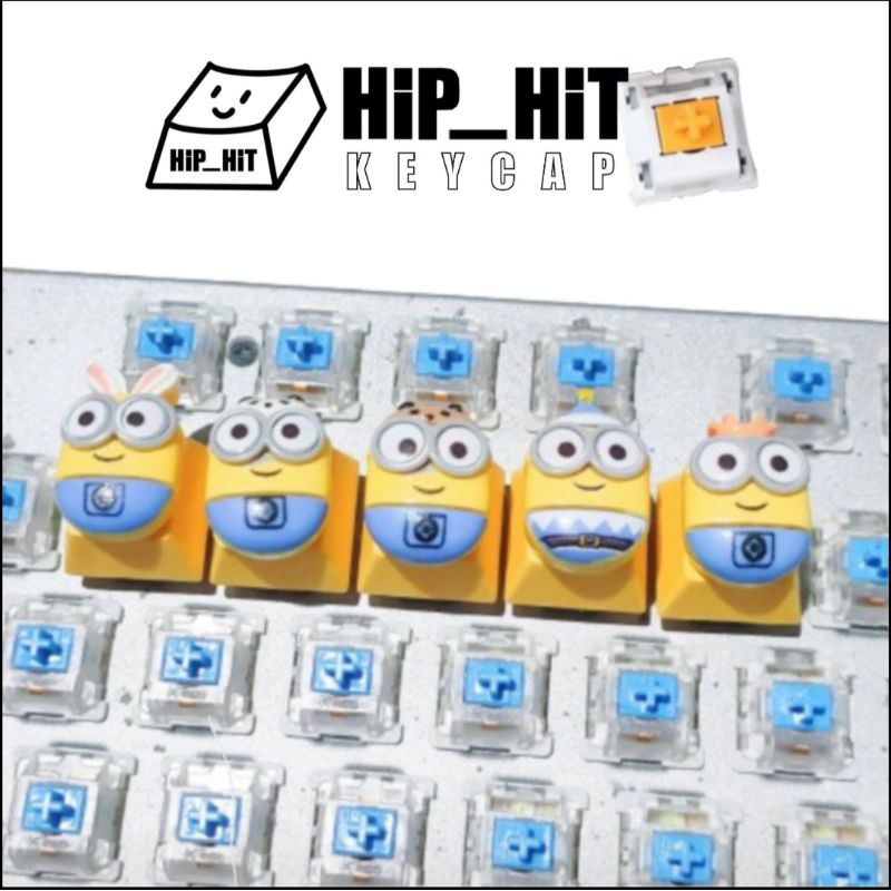 KEYCAP คีย์แคป ลาย มินเนี่ยน ตัวเหลือง by Hip_Hit