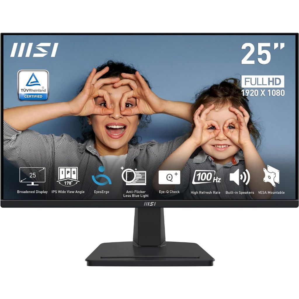 MONITOR 24.5 MSI PRO MP251 IPS FHD 100HZ 1MS