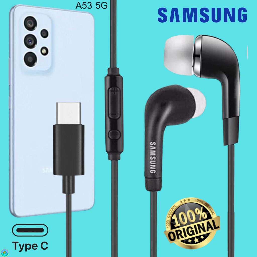 สมอลทอล์ค หูฟัง Samsung Type-C งานแท้ In-ear ซัมซุง A53 5G ไทป์ซี อินเอียร์ เสียงดี เบสนุ่ม ปรับระดับเสียง