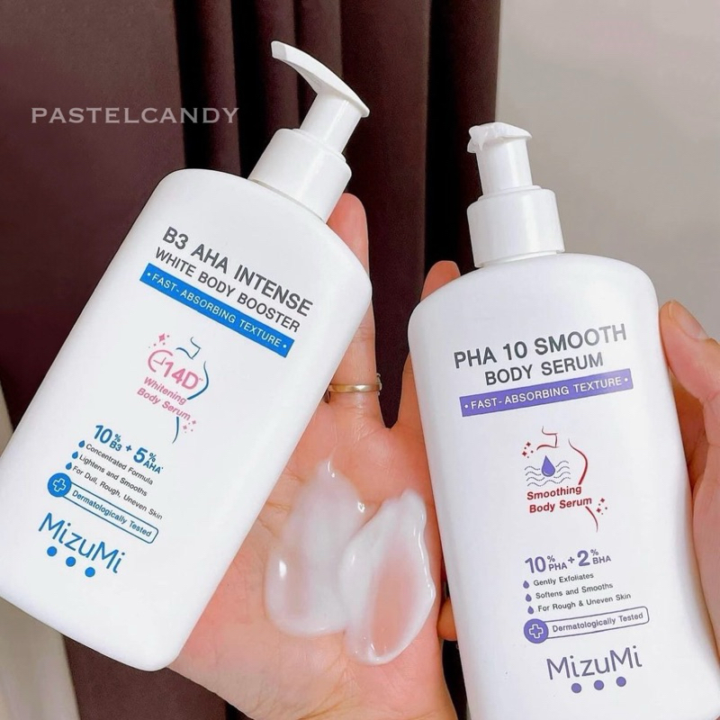 ลด50%LIVE MizuMi B3 AHA Intense White Body Booster / PHA 10 Smooth Body Serum มิซึมิเซรั่ม บำรุงผลัดผิวเรียบเนียนใส