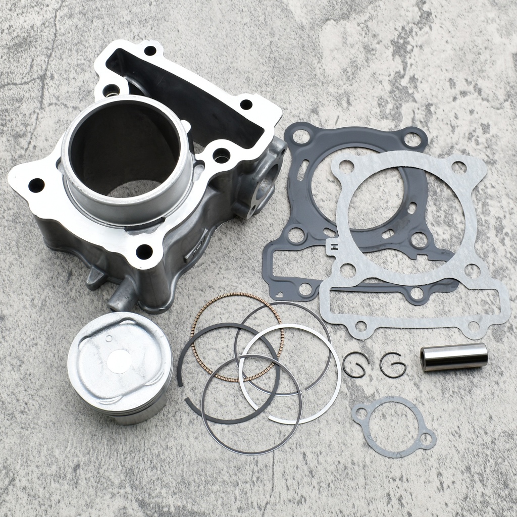 เสื้อสูบ Nmax/Nmax155/Aerox155/R15-155 all new/Mt15 ครบชุด 3ขนาดให้เลือก ใส่แทนของเดิมได้ คุณภาพดี ใช้งานได้จริง - รูปที่ 5