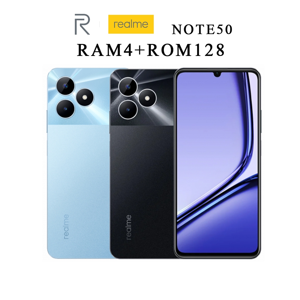 Realme Note 50 (3+64) (4+128GB)丨จอใหญ่ 6.74นิ้ว | แบตเตอรี่ 5000mAh | ประกันศูนย์ไทย 1 ปี