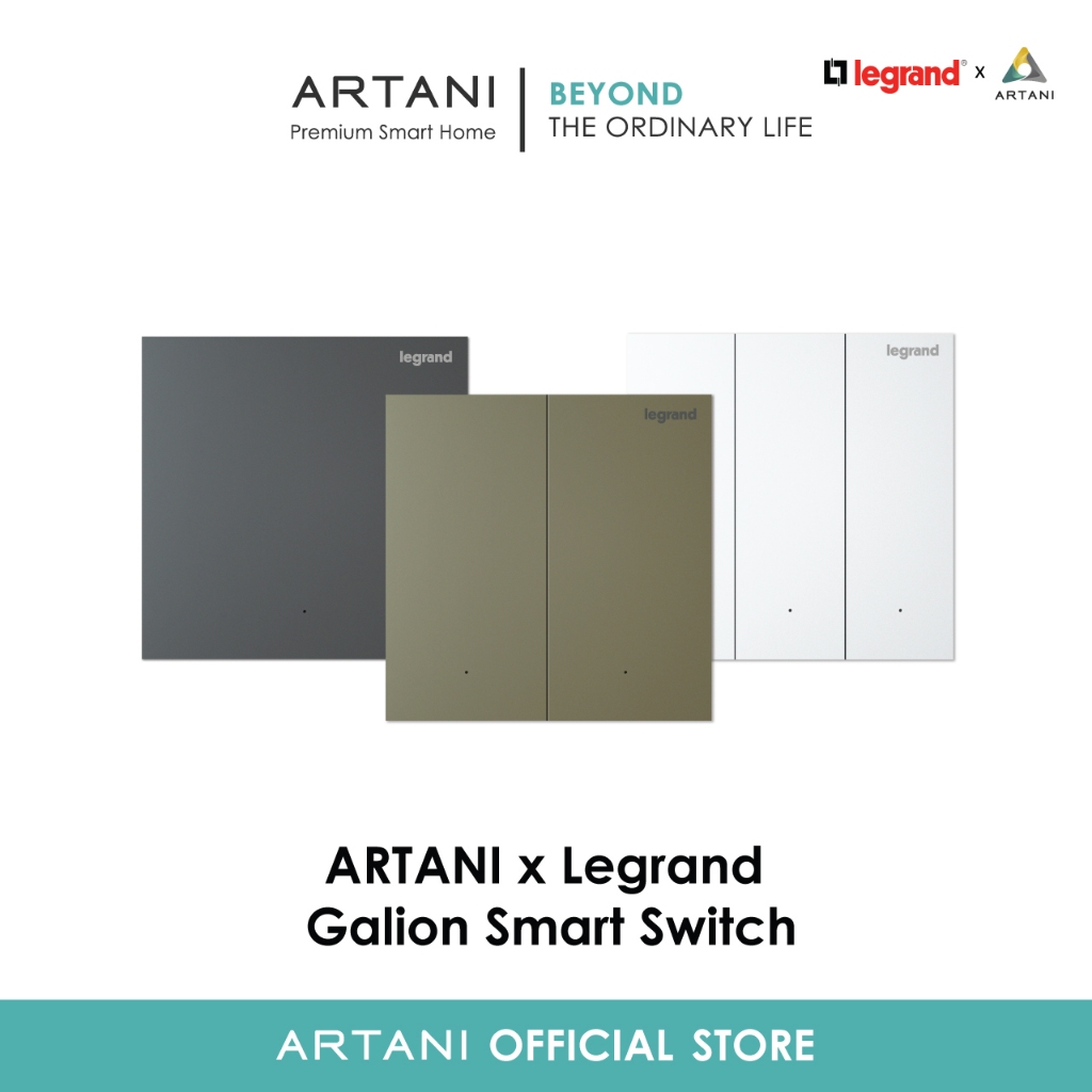 ARTANI x LEGRAND - Zigbee Galion Smart Switch with N