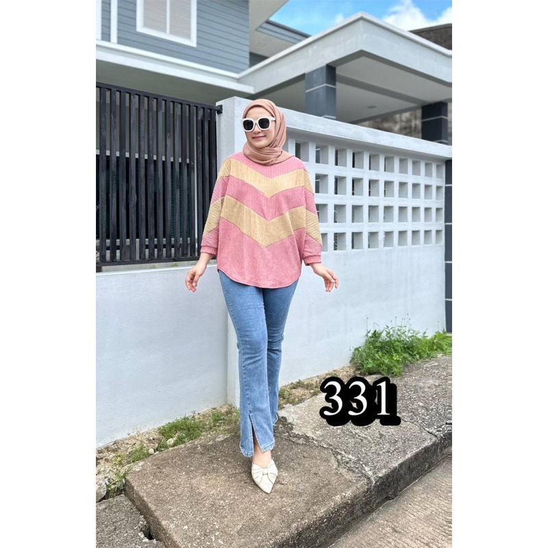 เสื้อค้างคาว 331 ผ้าคิงเกอร์ สวยๆมาฝาก