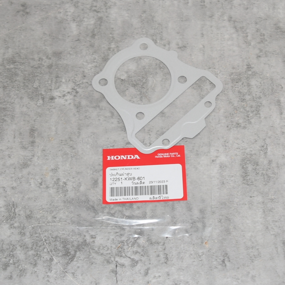 (12251-KWB-601) เวฟ110i / ดรีม110i / Super Cub ประเก็นฝาสูบ STD แท้ฮอนด้า